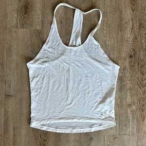 Nike Dri-Fit Sheer White Tank Top